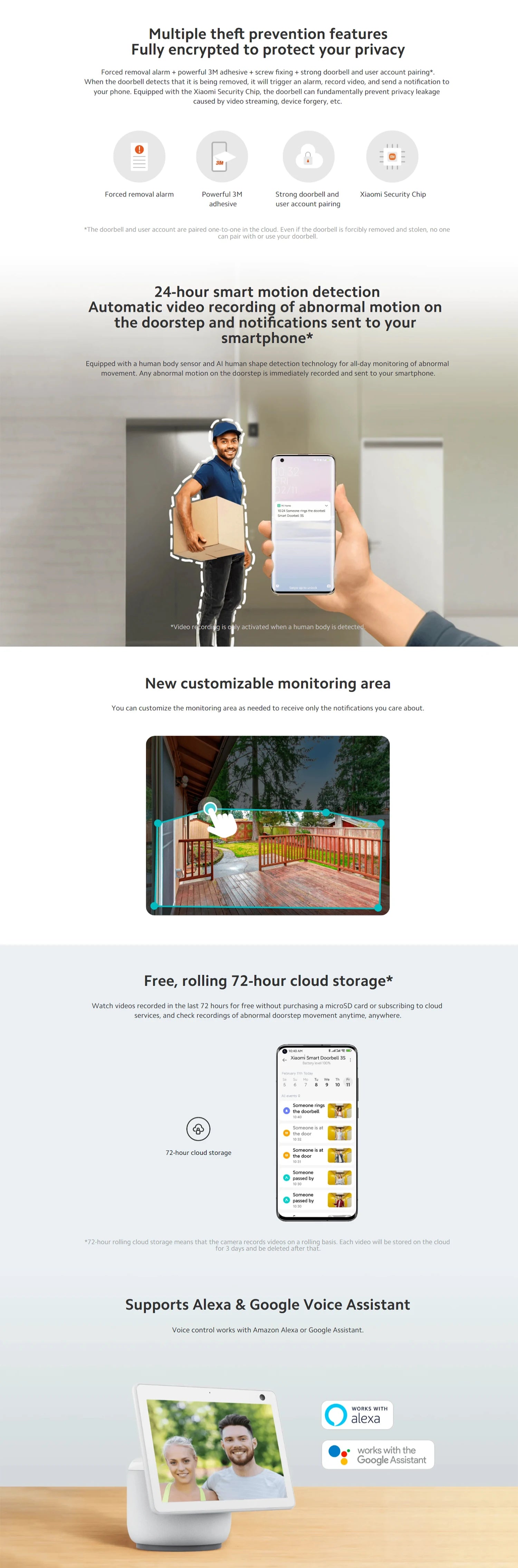 Xiaomi Smart Doorbell 3S 2K Ultra HD Video Doorbell