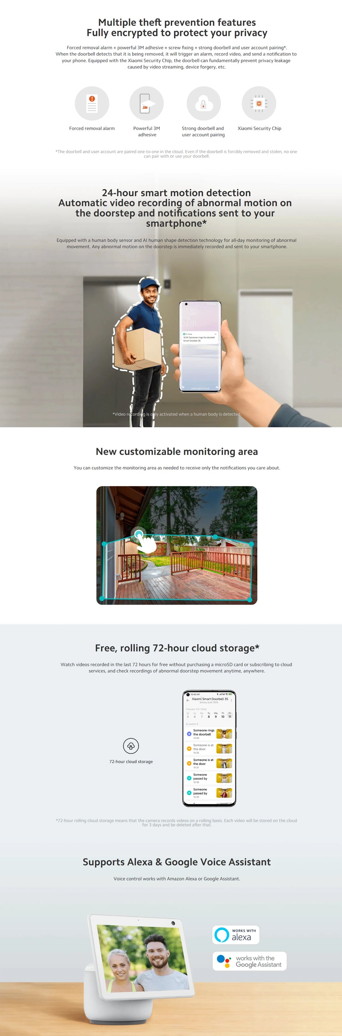 Xiaomi Smart Doorbell 3S 2K Ultra HD Video Doorbell