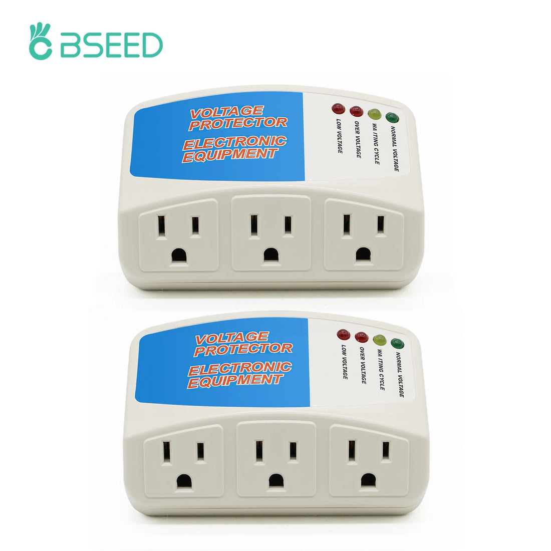 BSEED Surge Protector – 120V Triple Wall Socket, US Plug