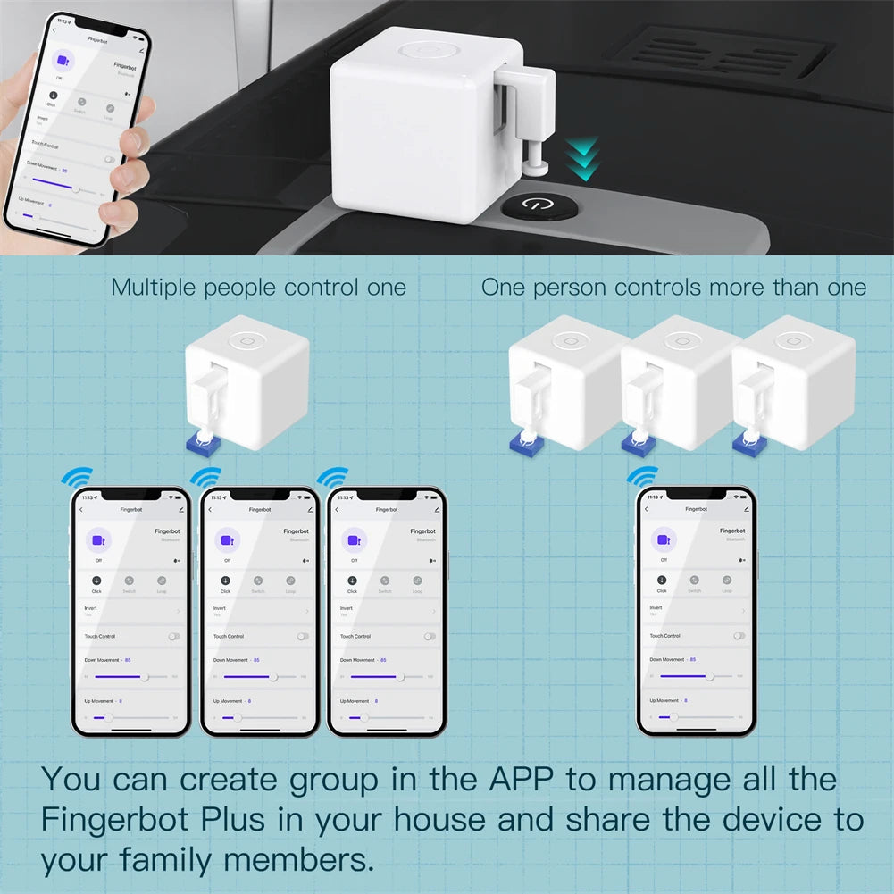 Tuya Smart Fingerbot – Bluetooth Button Pusher, Alexa & Google