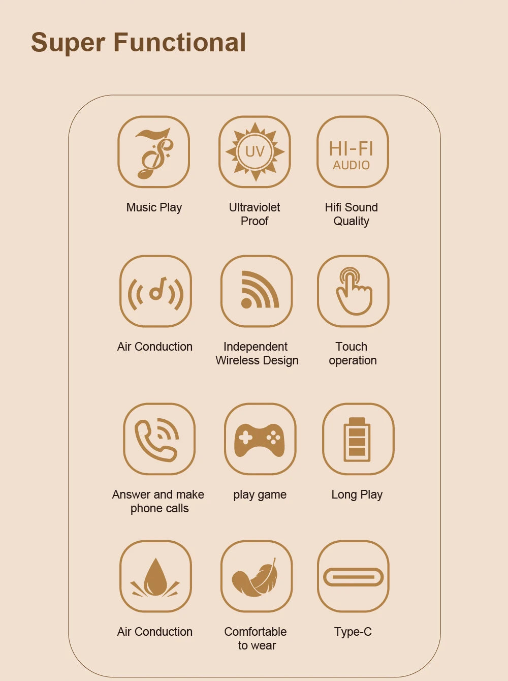 SG25 Ultra-Thin Smart Audio Glasses Bluetooth 5.4