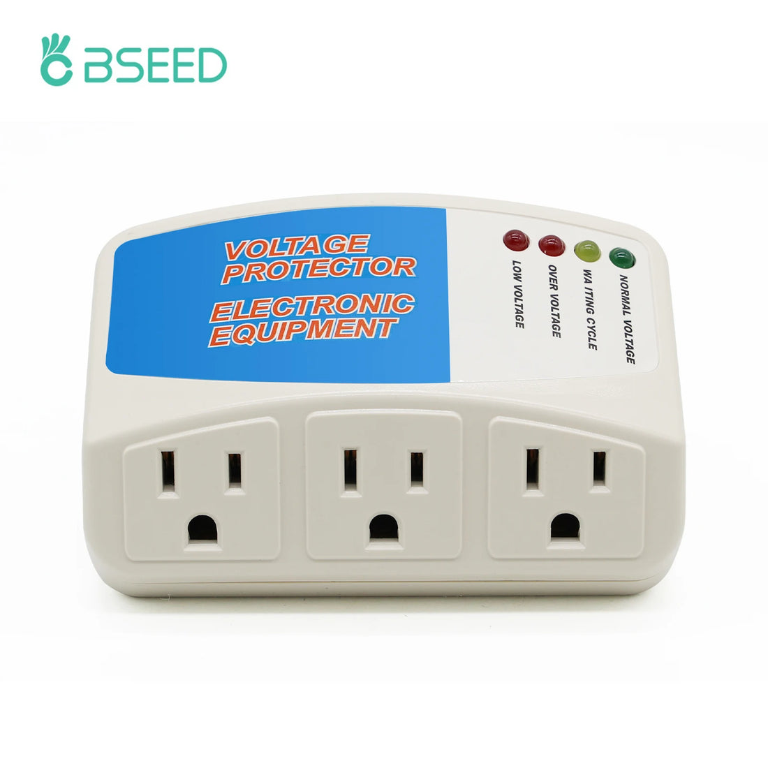 BSEED Surge Protector – 120V Triple Wall Socket, US Plug