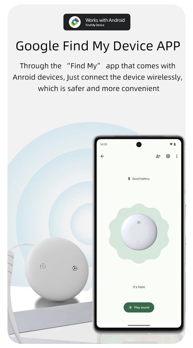 Google Android Smart Mini GPS Tracker for Pets & Kids