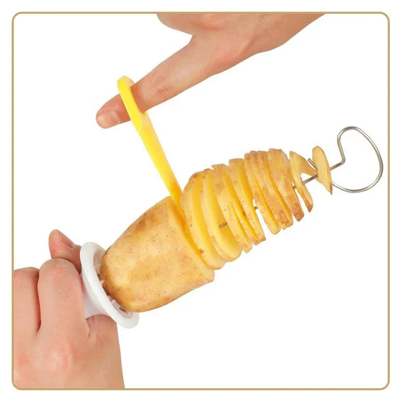 Whirlwind Potato Spiral Cutter Vegetable Slicer Kitchen Tool
