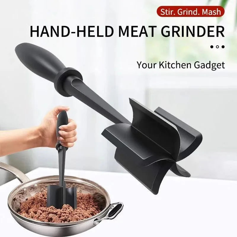Handheld Meat Chopper Manual Grinder & Mashing Tool for Kitchen Use