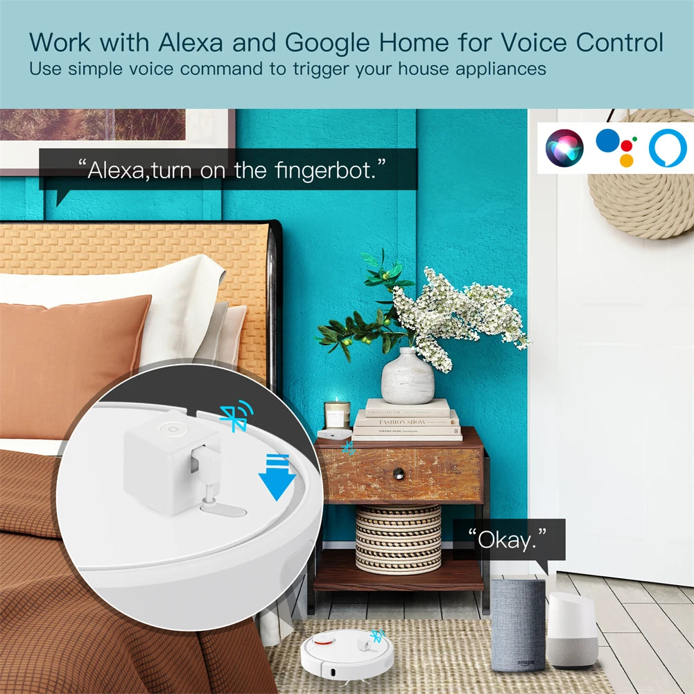 Tuya Smart Fingerbot – Bluetooth Button Pusher, Alexa & Google