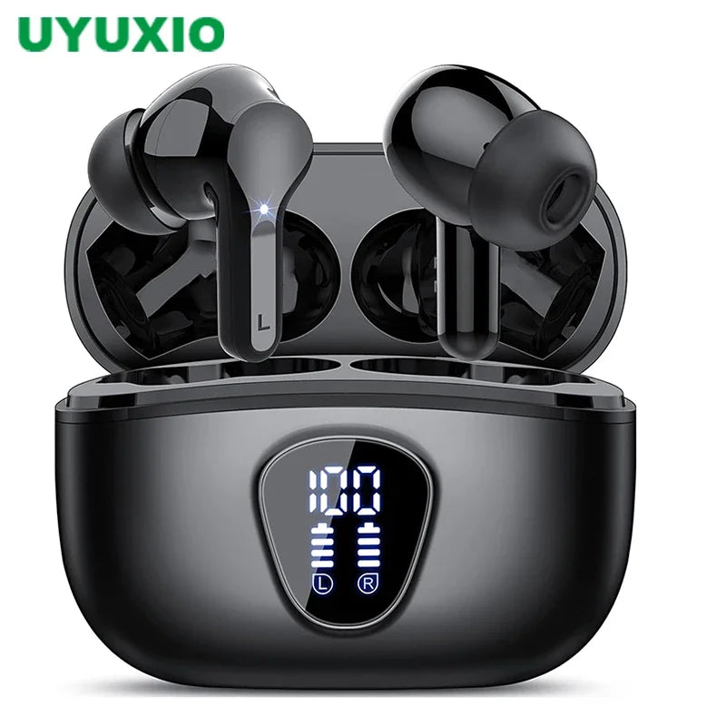 Wireless Earbuds BT5.3 HiFi Stereo with ENC Noise Cancelling