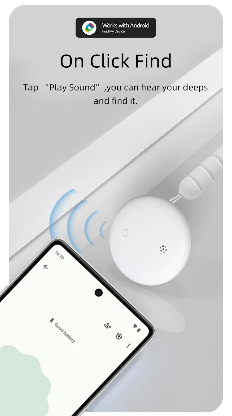 Google Android Smart Mini GPS Tracker for Pets & Kids