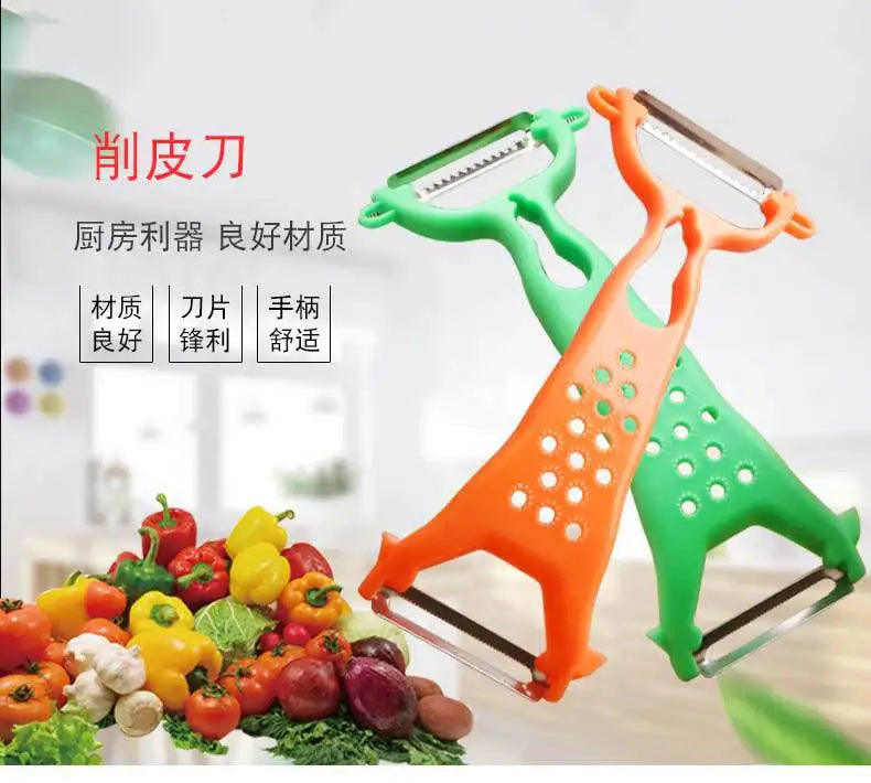 Multifunctional Double-Head Vegetable & Fruit Peeler