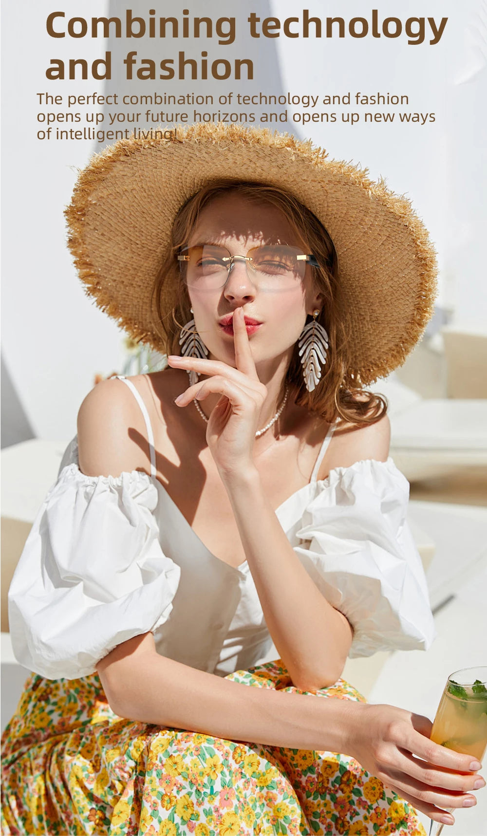 SG25 Ultra-Thin Smart Audio Glasses Bluetooth 5.4