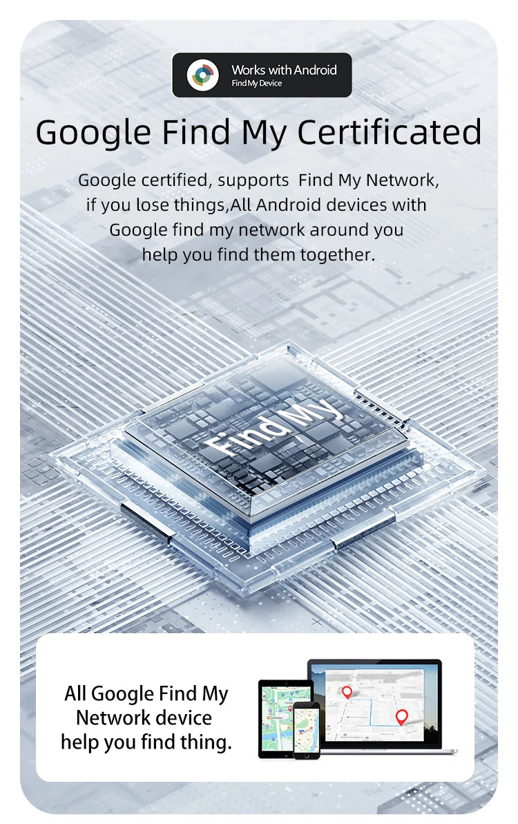 Google Android Smart Mini GPS Tracker for Pets & Kids