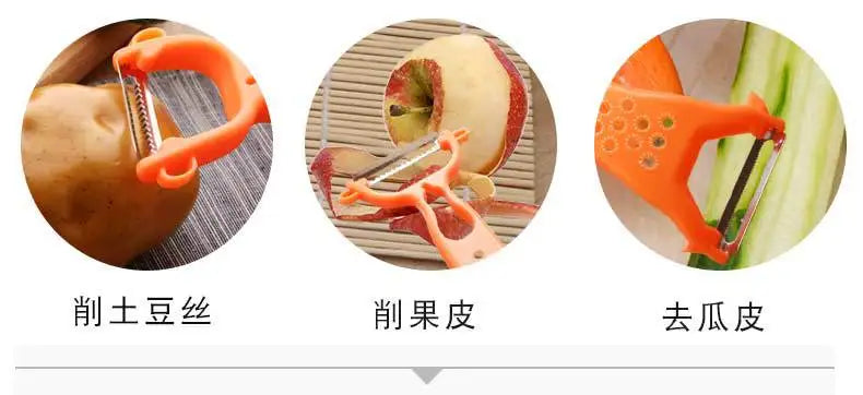 Multifunctional Double-Head Vegetable & Fruit Peeler