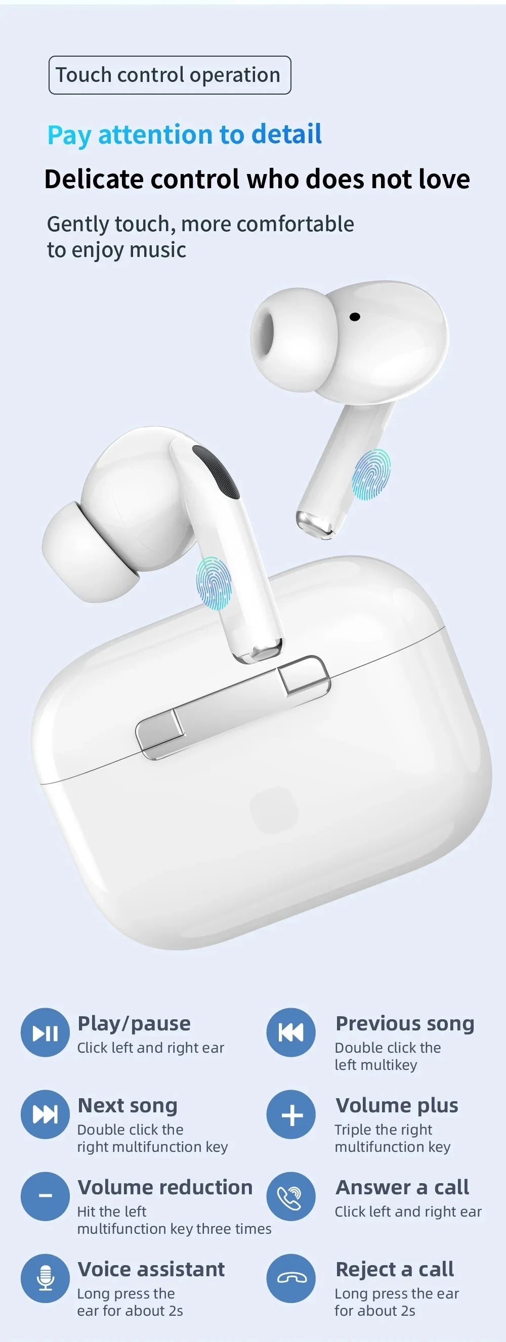 Original Air Pro TWS Wireless Bluetooth Earbuds